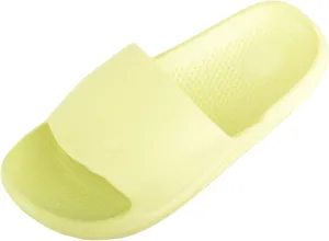 ABSOLUTE FOOTWEAR Womens Girls Slip On Chunky Summer Holiday Vacation Light Weight Mule Sliders Sandals