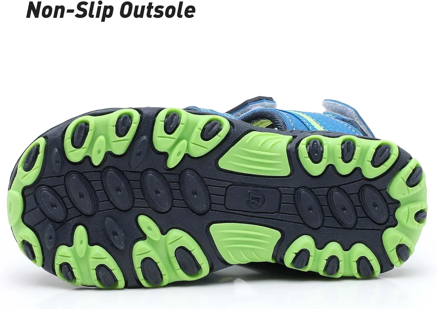 Ahannie Boys Girls Outdoor Sport Sandals,Kids Closed Toe Beach Sandals, Toddler Summer Shoes