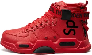 Ahico Mens Fashion Sneakers High Top Walking Shoes Sport Athletic Casual Shoe Vogue Stylish Men
