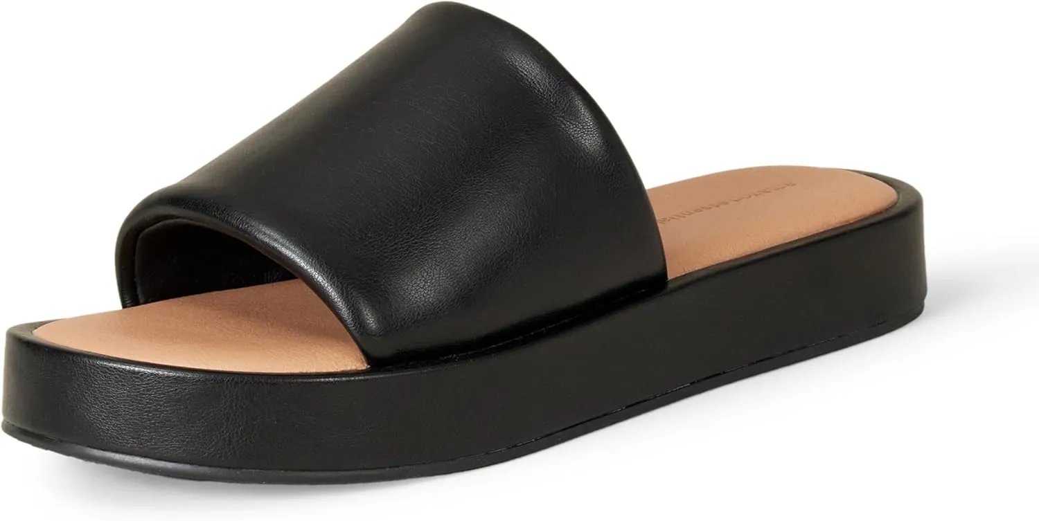 Amazon Essentials Women's Slide Flatform Sandal