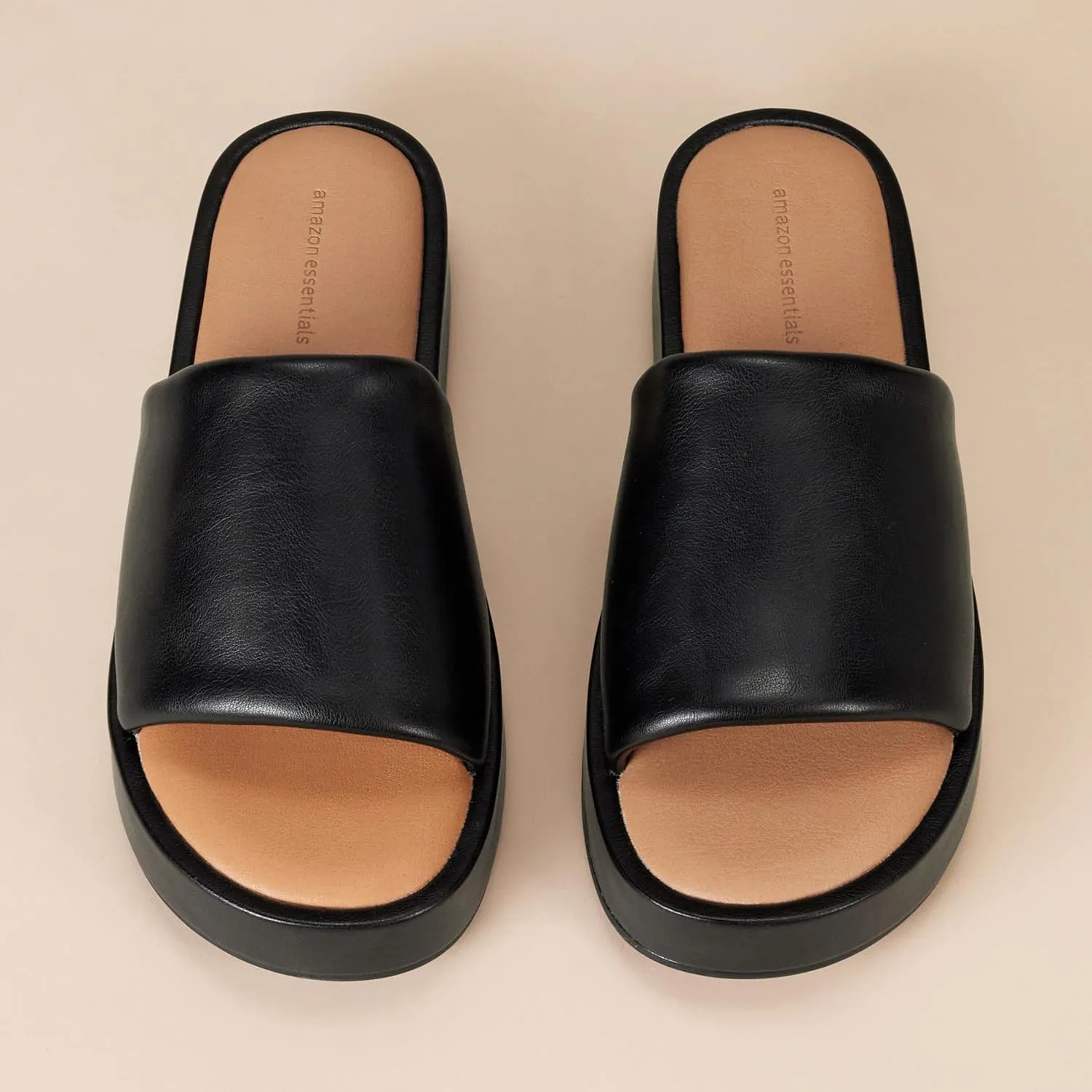 Amazon Essentials Women's Slide Flatform Sandal