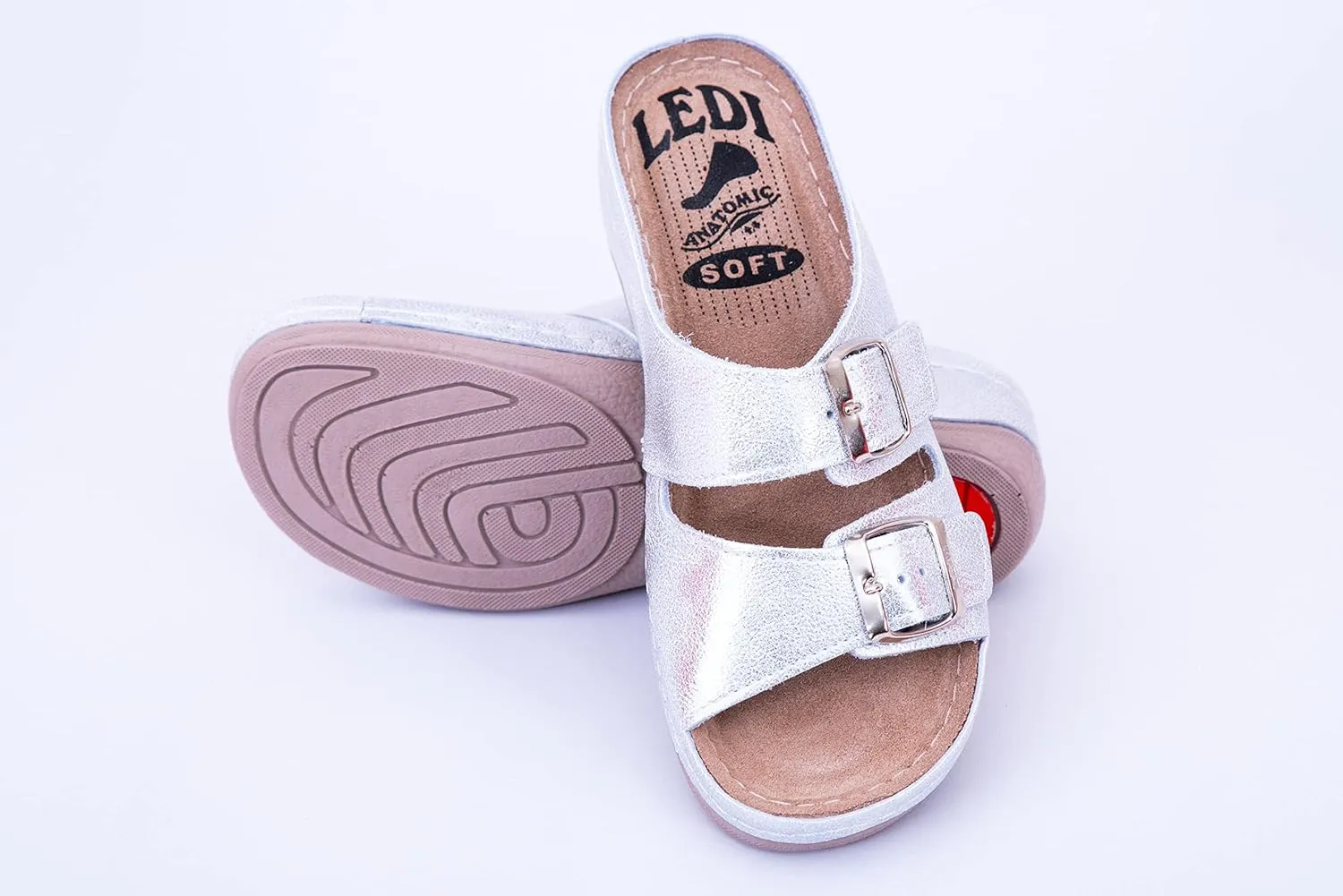 Anatomic 404 Leather Slip-on Womens Ladies Comfort Sandals Mule Clogs Slides Slippers Shoes