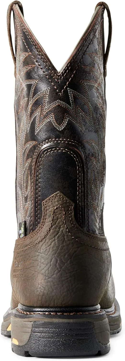 Ariat Men's Workhog Wide Square Toe Waterproof Metguard Composite Toe Work Boot