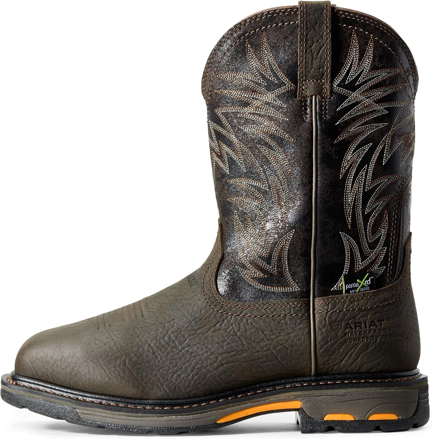 Ariat Men's Workhog Wide Square Toe Waterproof Metguard Composite Toe Work Boot