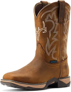 Ariat Women's Anthem Deer Waterproof Western Boot