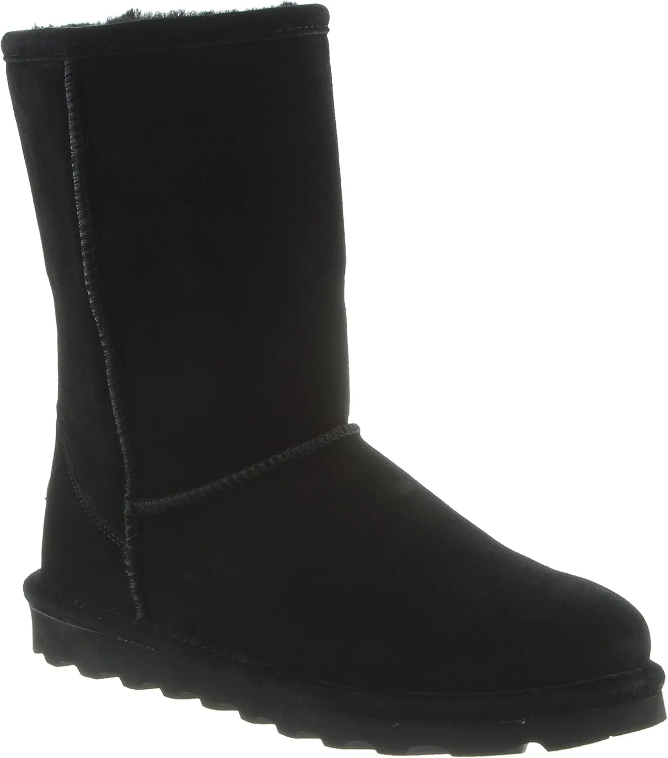 BEARPAW Women's Elle Short Multiple Colors | Women's Boot Classic Suede | Women's Slip On Boot | Comfortable Winter Boot
