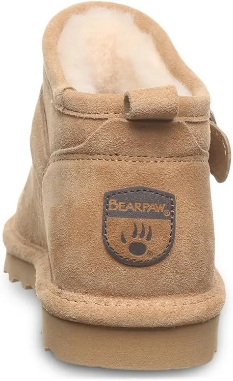 BEARPAW Women's Petite Boot | Women's Ankle Boot | Women's Slip On Boot | Comfortable Winter Boot