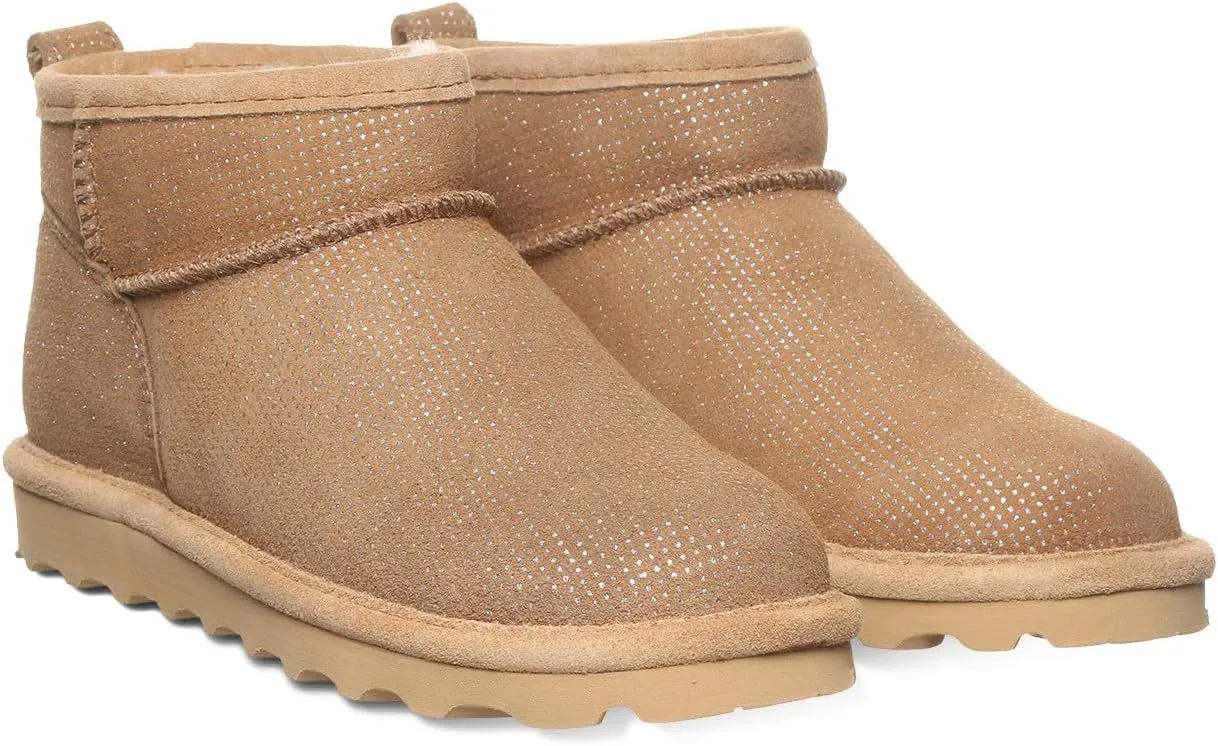 BEARPAW Women's Shorty Exotic Boot | Women's Ankle Boot | Comfortable Winter Boot