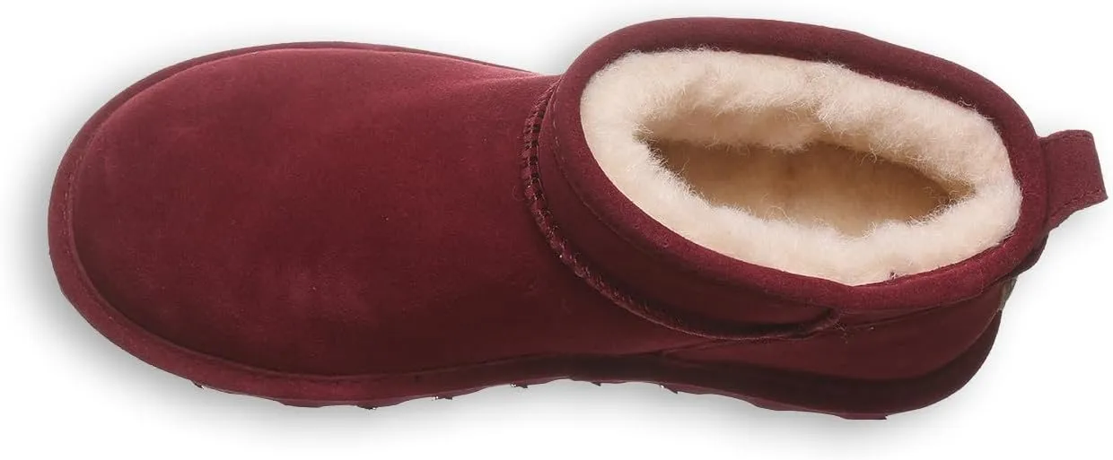BEARPAW Women's Shorty Multiple Colors | Women's Ankle Boot | Women's Slip On Boot | Comfortable Winter Boot