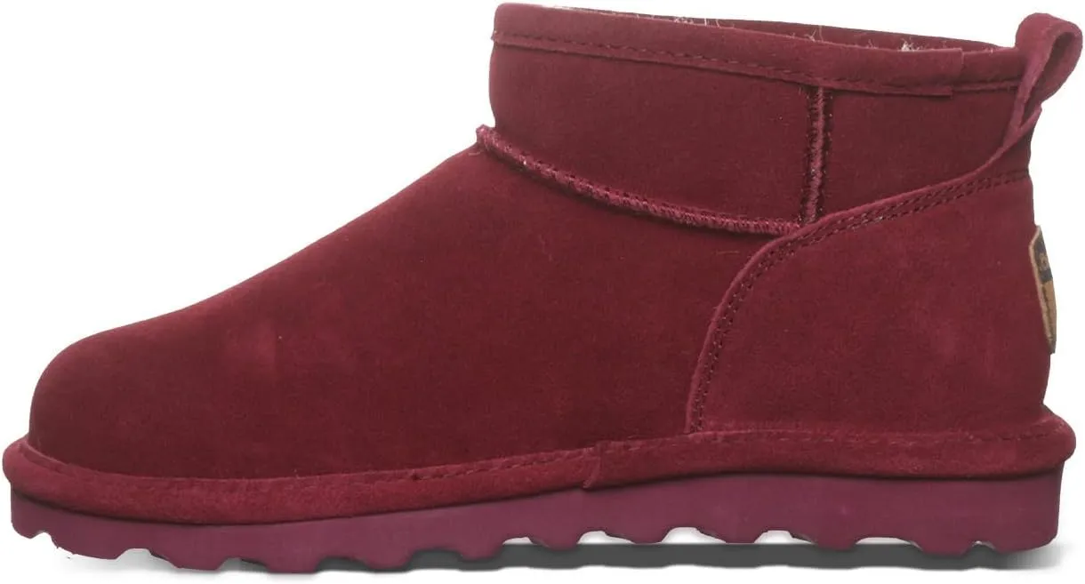 BEARPAW Women's Shorty Multiple Colors | Women's Ankle Boot | Women's Slip On Boot | Comfortable Winter Boot