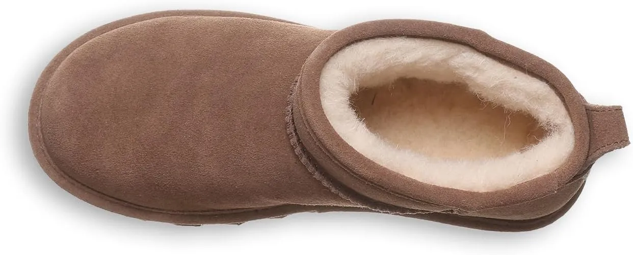 BEARPAW Women's Shorty Wide Multiple Colors | Women's Ankle Boot | Women's Slip On Boot | Comfortable Winter Boot