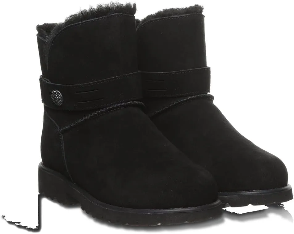 BEARPAW Women's Wellston Multiple Colors | Women's Boot Suede | Women's Slip On Boot | Comfortable Winter Boot