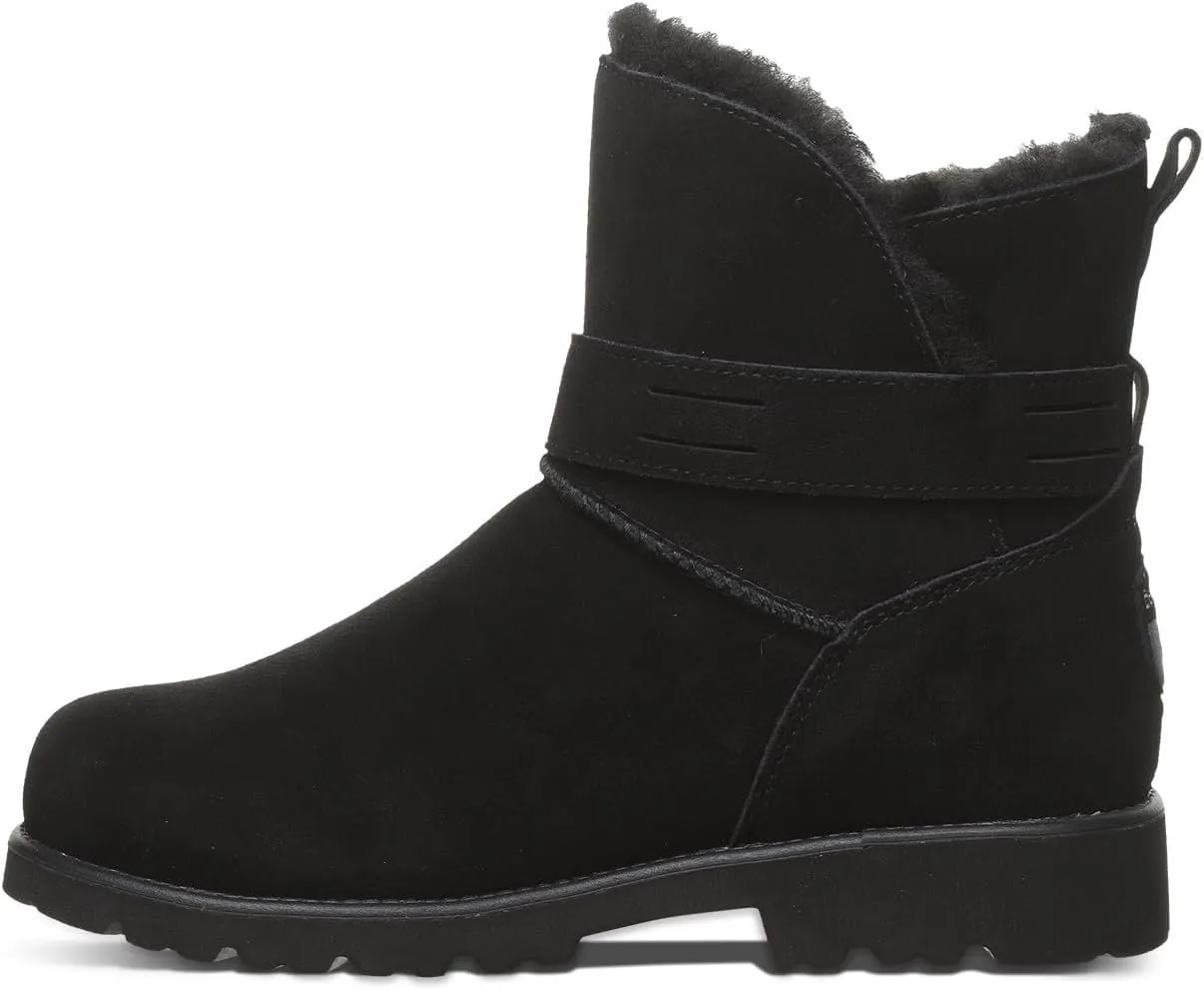 BEARPAW Women's Wellston Multiple Colors | Women's Boot Suede | Women's Slip On Boot | Comfortable Winter Boot