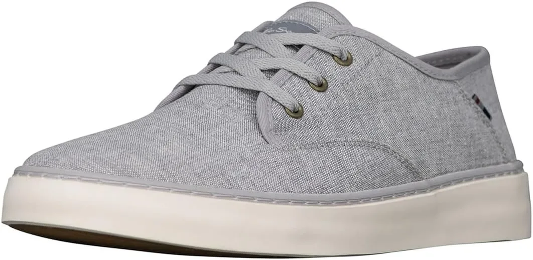 Ben Sherman Mens Camden Lace Up Sneakers Shoes Casual - Grey - Size 11 M