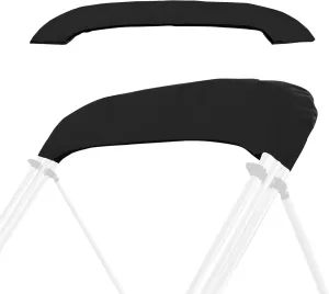 Bimini Top Storage Boot Cover with Light Hole, 4 Bow 91"-96" W, Durable Heavy Duty Waterproof 900D Marine Grade, Pontoon Bimini Top Replacement Boot, Black