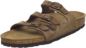 Birkenstock Unisex Florida Soft Footbed - Nubuck Cocoa Nubuck 39 (US Women's 8-8.5) Narrow