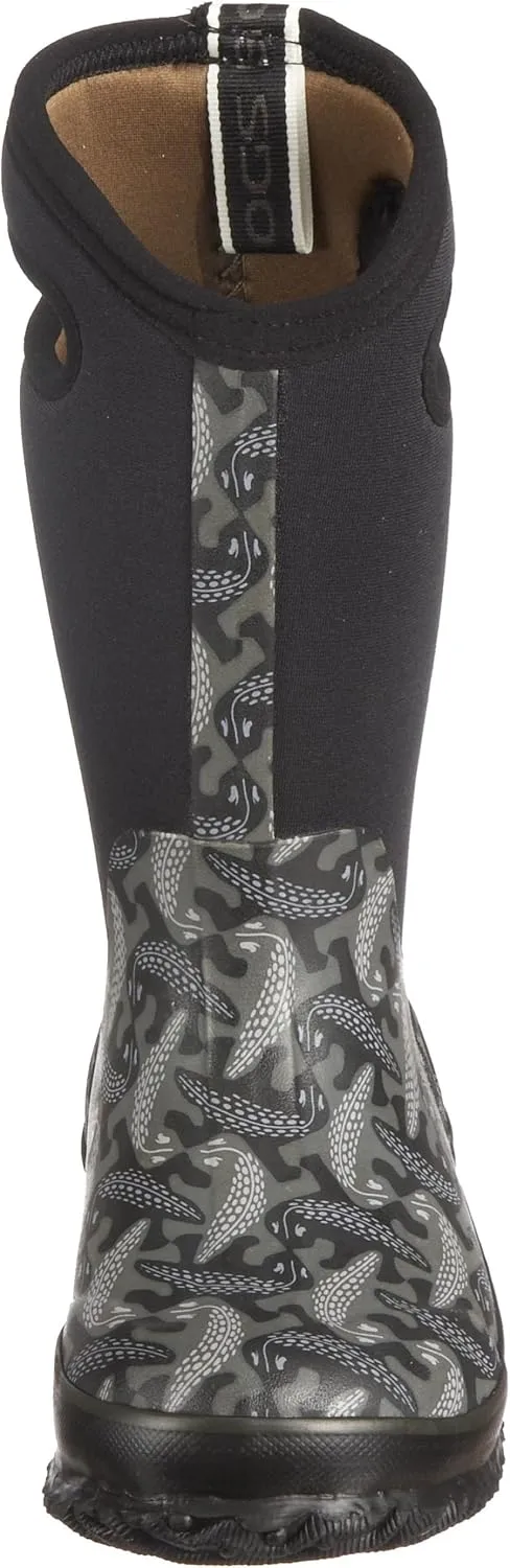 BOGS Unisex-Child Classic High Waterproof Insulated Rubber Neoprene Rain Boot