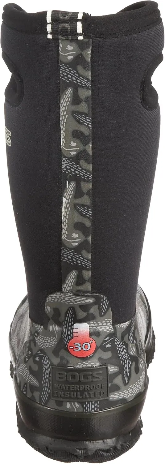 BOGS Unisex-Child Classic High Waterproof Insulated Rubber Neoprene Rain Boot