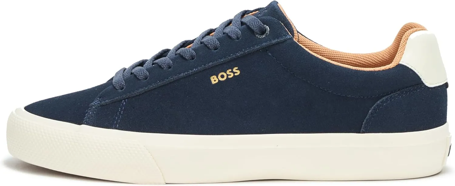 BOSS Men's Aiden Suede Low Top Sneaker