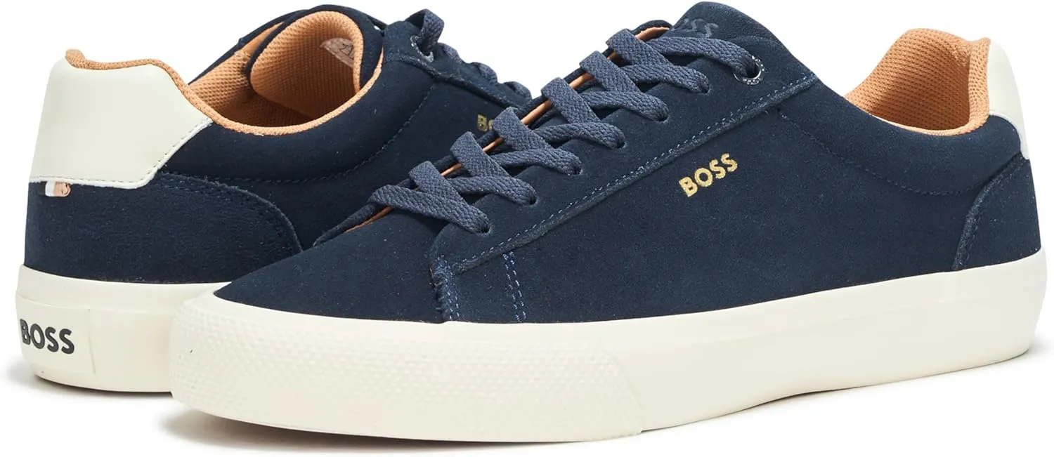BOSS Men's Aiden Suede Low Top Sneaker
