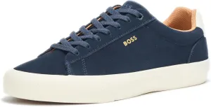 BOSS Men's Aiden Suede Low Top Sneaker