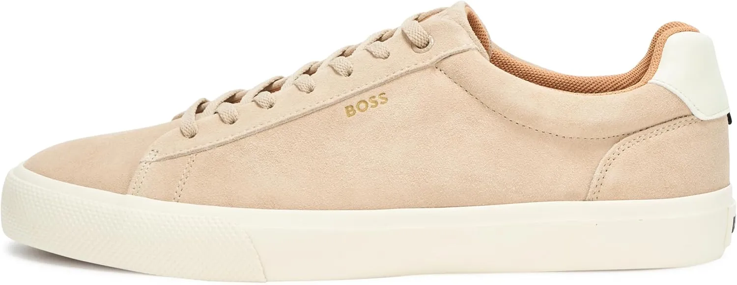 BOSS Men's Aiden Suede Low Top Sneaker