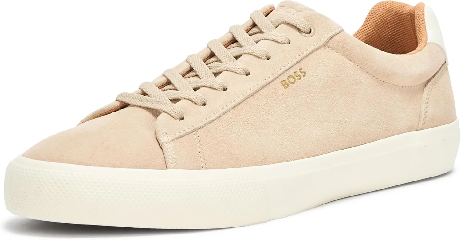 BOSS Men's Aiden Suede Low Top Sneaker