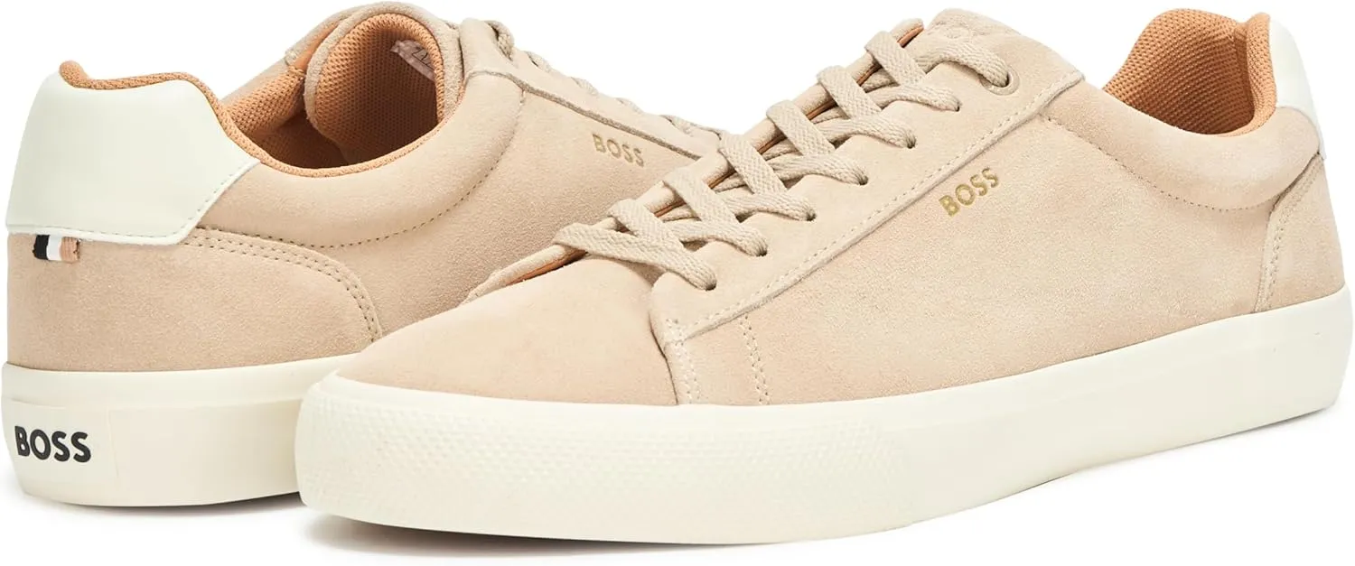 BOSS Men's Aiden Suede Low Top Sneaker