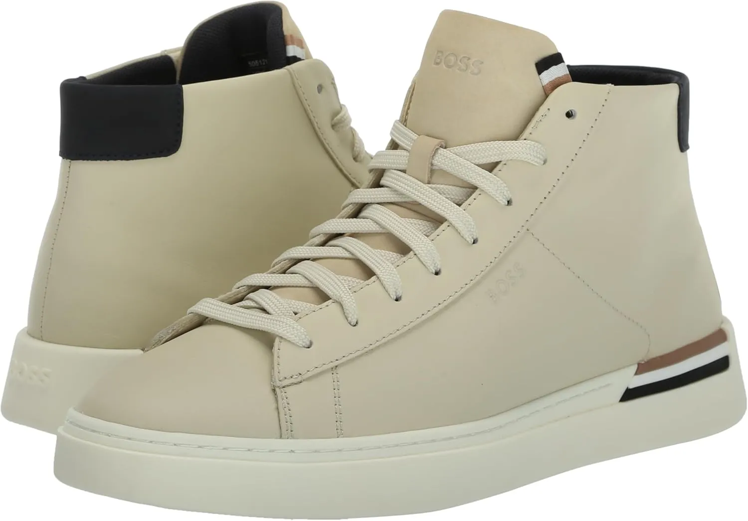 BOSS Men's Clint High Top Leather Sneaker
