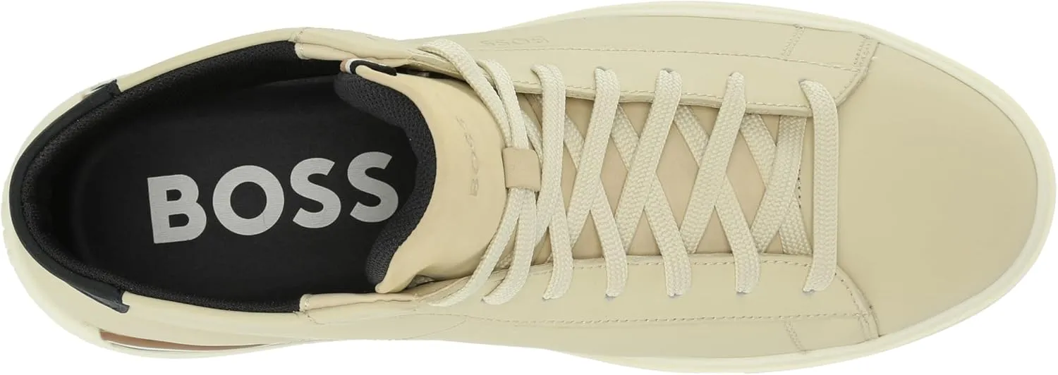 BOSS Men's Clint High Top Leather Sneaker