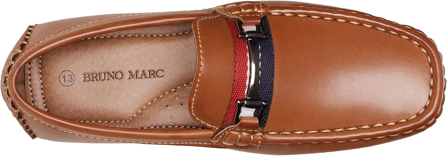 Bruno Marc Boy's Loafer Slip-On Dress Shoes