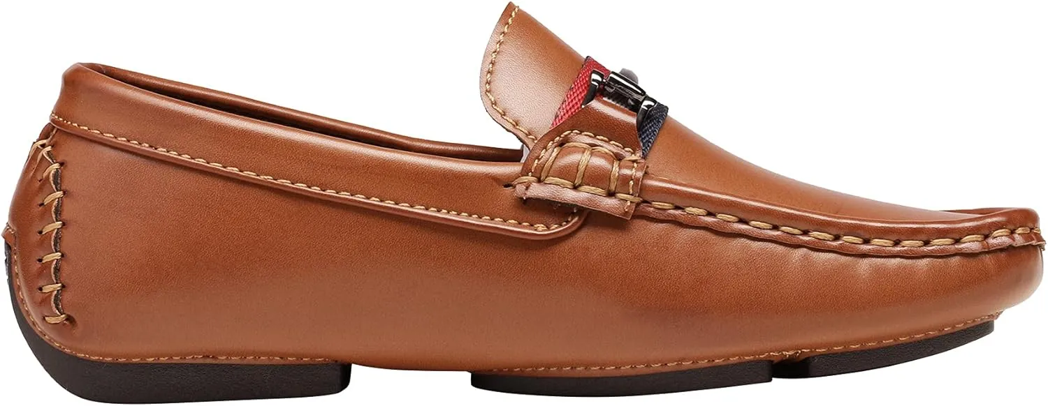 Bruno Marc Boy's Loafer Slip-On Dress Shoes