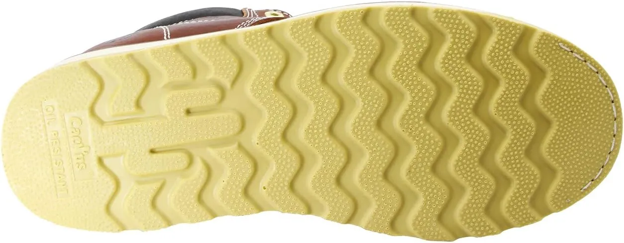 Cactus Men’s 6” Heavy Duty, Soft Toe, Genuine Goodyear Welt, Premium Full Grain Leather, Comfortable, Durable, Oil Resistant, Roofing, Industrial, Construction, Work Boots