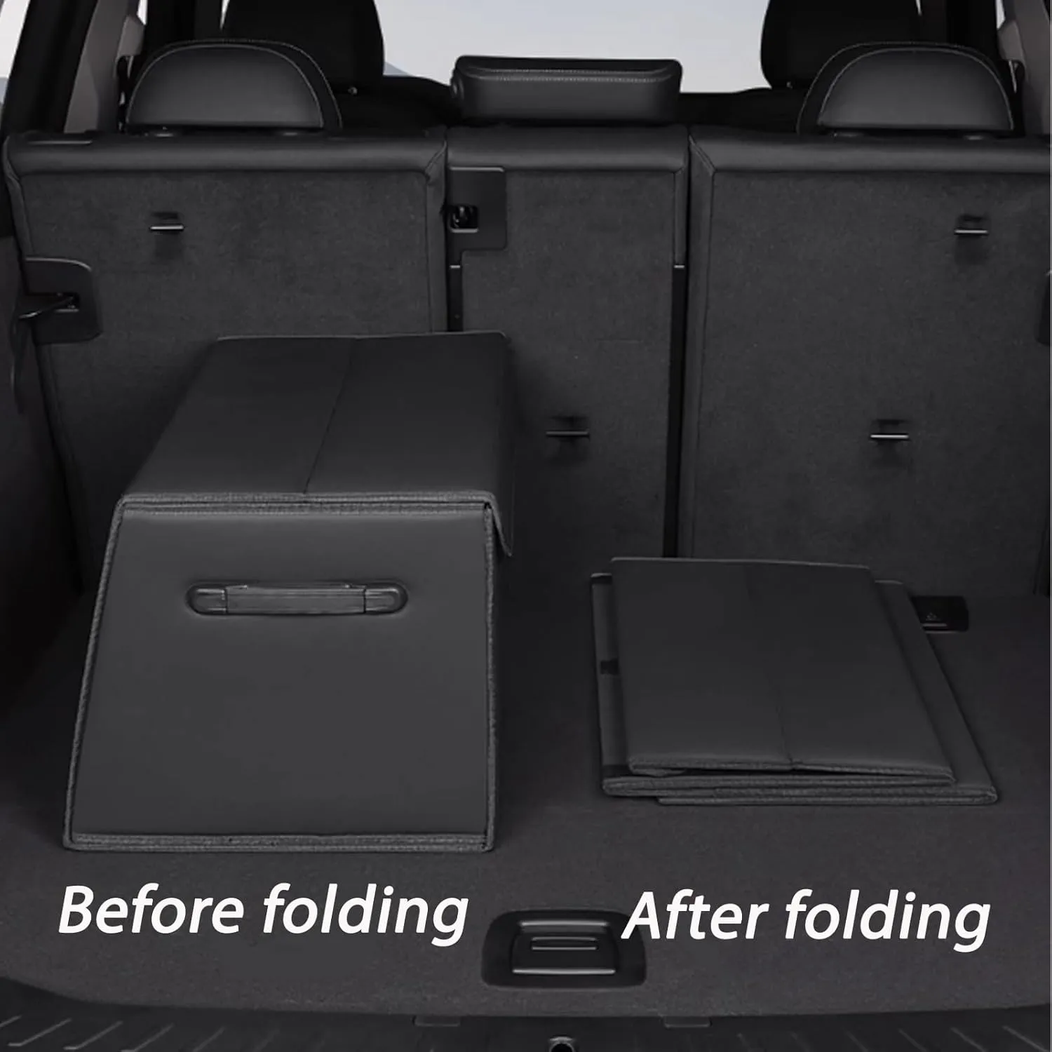 Car Boot Bag for Mitsubishi Outlander Diamond/Spirit/Basis 2019 2020 2021 Anti Slip Robust Stable Car Boot Organiser,Waterproof Wear-Resistant Boot Tidy for Car,B4 56 * 37 * 30