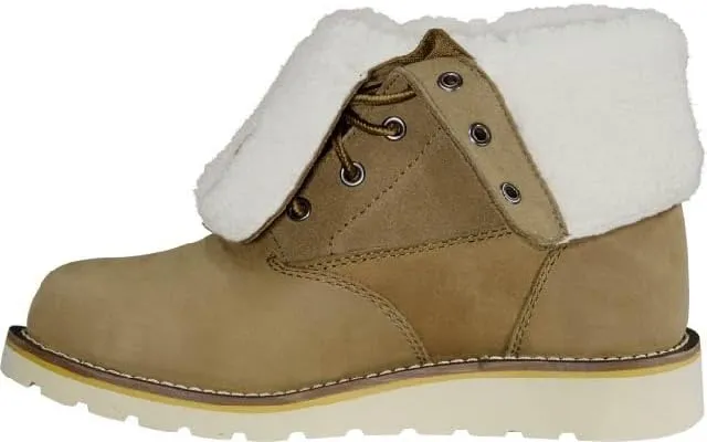 Carhartt Women's Waterproof Sherpa Lined Fold Down Winter Wedge Boot