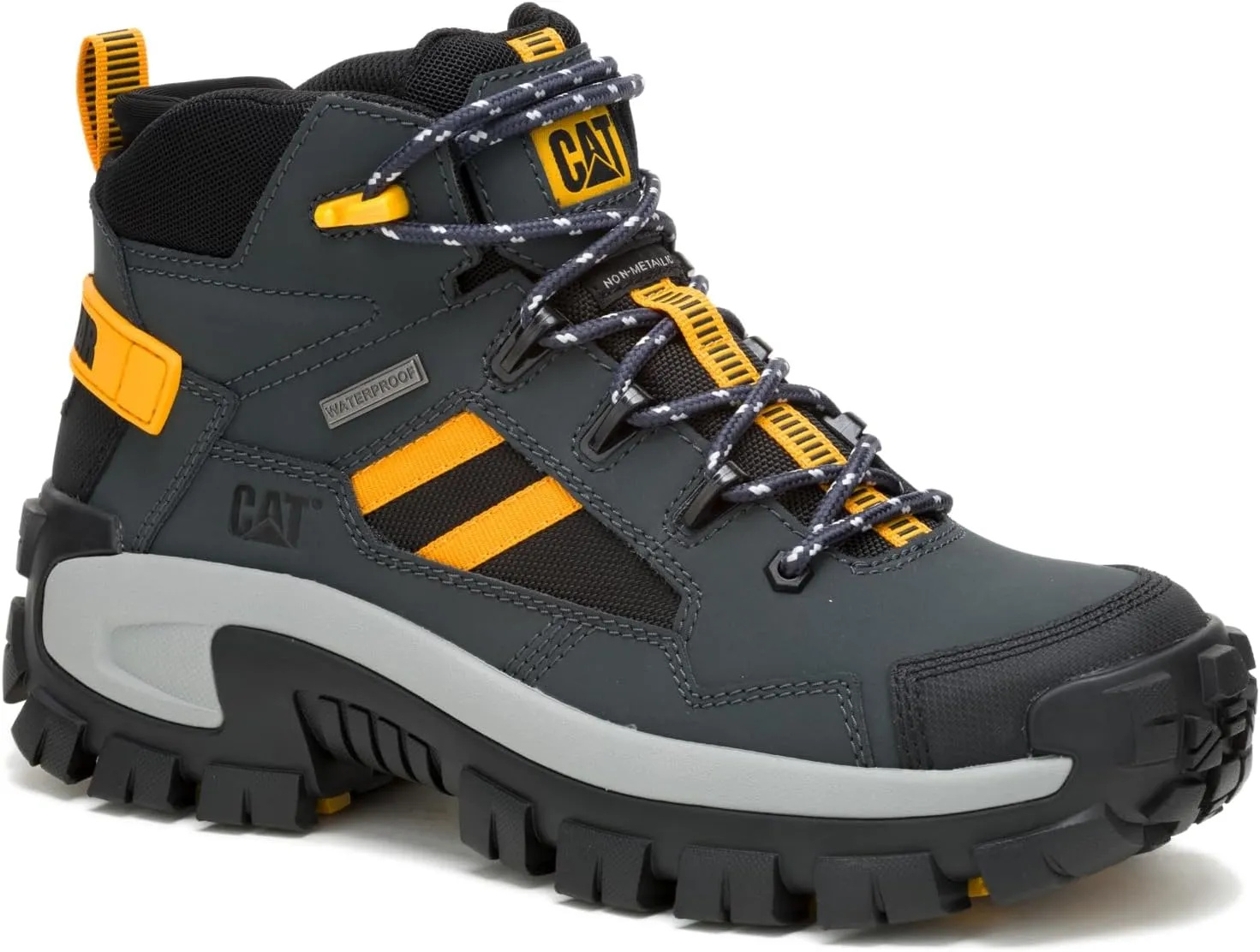CAT Men's Invader Mid Vent Waterproof Non Metallic Composite Toe Ankle Boot