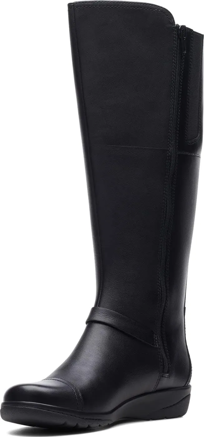 Clarks Women's Cheyn Lindie Wide Calf Knee-High Boot