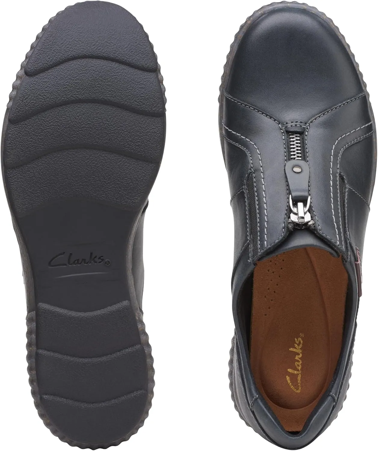 Clarks Women's Magnolia Zip Loafer