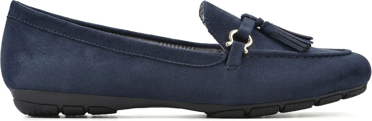 CLIFFS BY WHITE MOUNTAIN Women's Gush Cushioned Driving Moccasin Loafer Flat