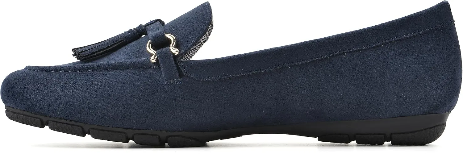 CLIFFS BY WHITE MOUNTAIN Women's Gush Cushioned Driving Moccasin Loafer Flat