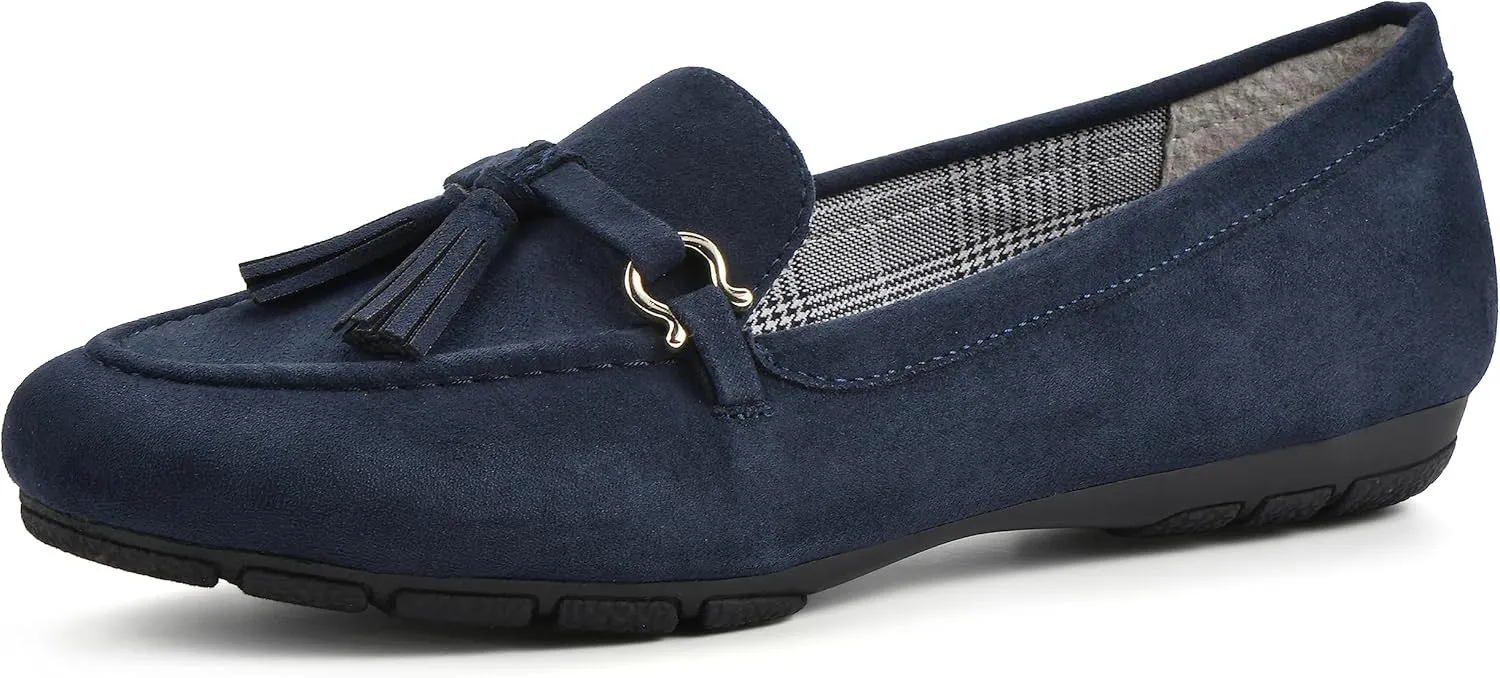 CLIFFS BY WHITE MOUNTAIN Women's Gush Cushioned Driving Moccasin Loafer Flat