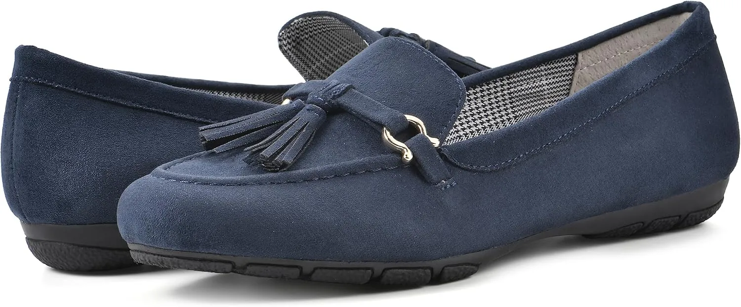 CLIFFS BY WHITE MOUNTAIN Women's Gush Cushioned Driving Moccasin Loafer Flat