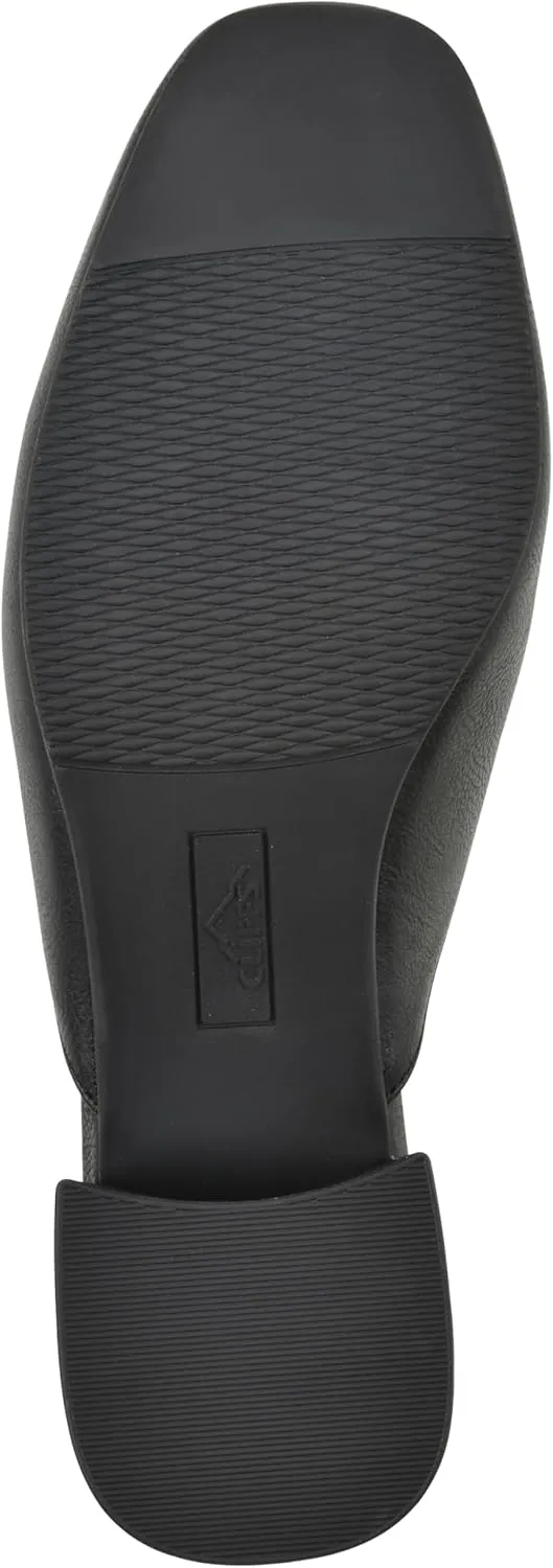 CLIFFS BY WHITE MOUNTAIN Women's Quin Low Block Heel Loafer Style Mule