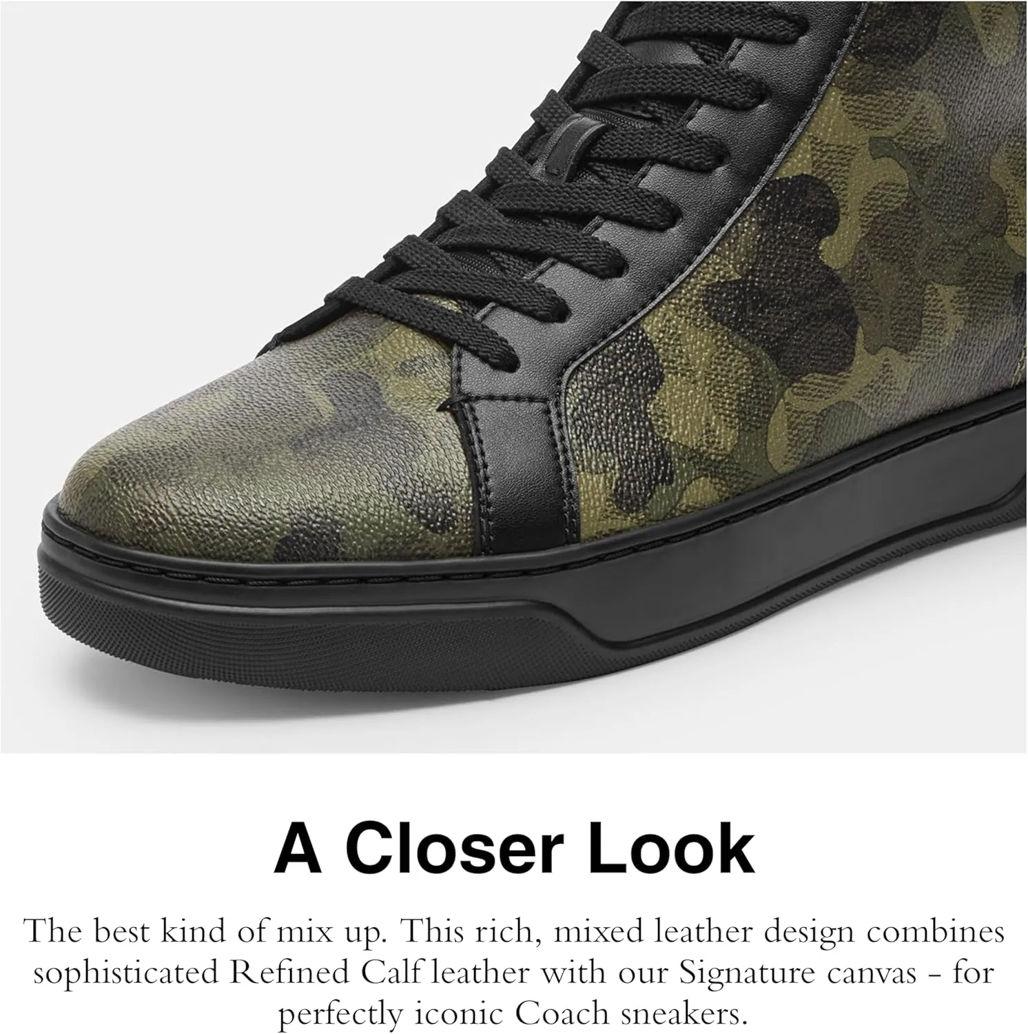 Coach Men's Line High Top Sneaker