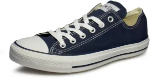 Converse Chuck Taylor All Star Canvas Low Top Sneaker, Navy ,10.5 womens_us/8.5 mens_us