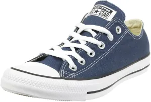 Converse Chuck Taylor All Star Canvas Low Top Sneaker, Navy ,9 US Men/11 US Women