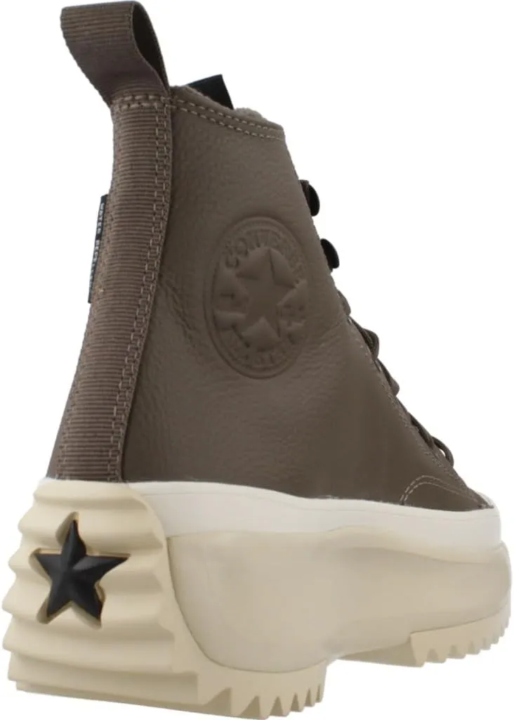 Converse Run Star Hike Platform High Top Sneaker (A10049C, Truffle/Black/Egret)