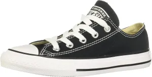 Converse unisex-baby Chuck Taylor All Star Low Top Sneaker, black, 2 M US Infant