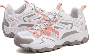 Couple Outdoor Mountaineering Boots, Muddy wading Plush Hiking Shoes, Rubber Sole Breathable Mesh Ankle Shoes, Casual and Fashionable Travel Boots, Anti Slip Sports Shoes
