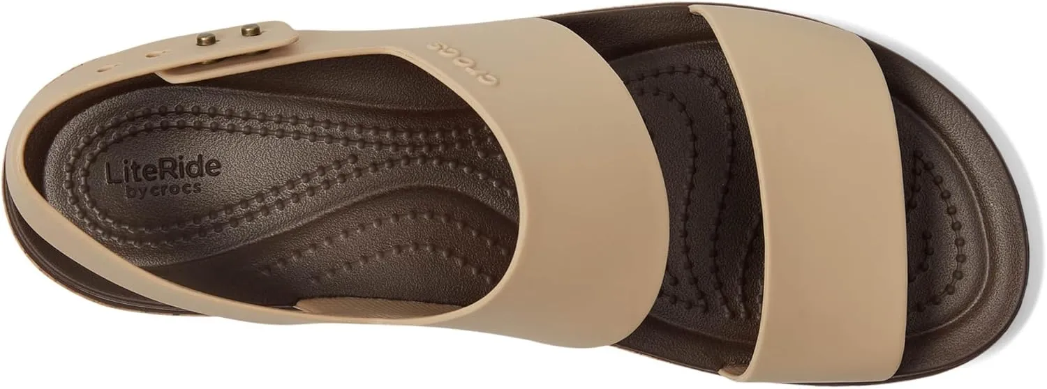 Crocs Women's Brooklyn Cork Low Wedge Sandal